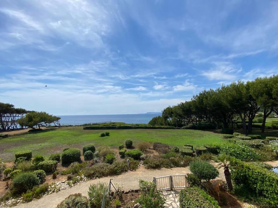 Sea-View - Wifi - Parking Apartment Six-Fours-les-Plages Bagian luar foto