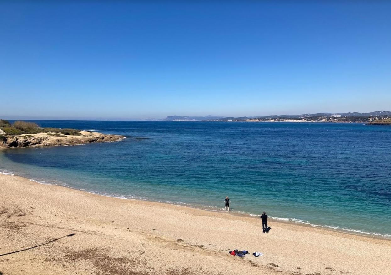 Sea-View - Wifi - Parking Apartment Six-Fours-les-Plages Bagian luar foto